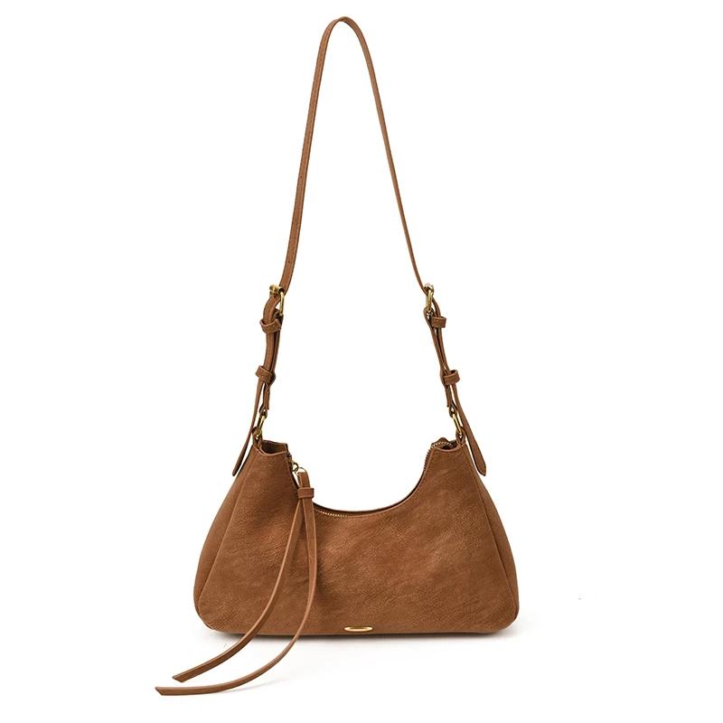 Hot Trendy Solid Pu Zipper Large Capacity Sense of Luxury Handbags 2026 Hot Sale Stylish Design Square Shoulder Bags for Women