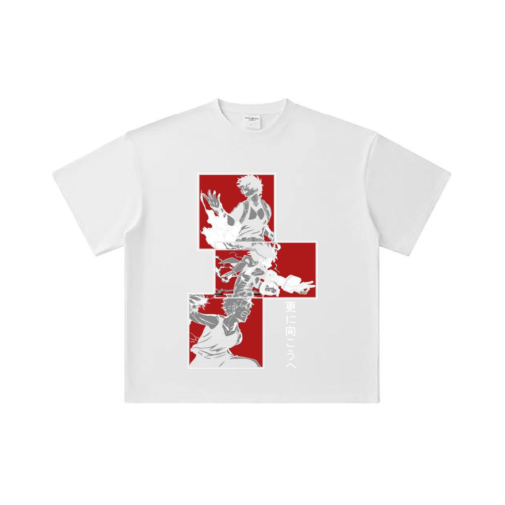260 GSM Double Yarn 32 Count 100% Cotton My Hero Academia V22 Print Unisex Heavy Cotton T Shirt