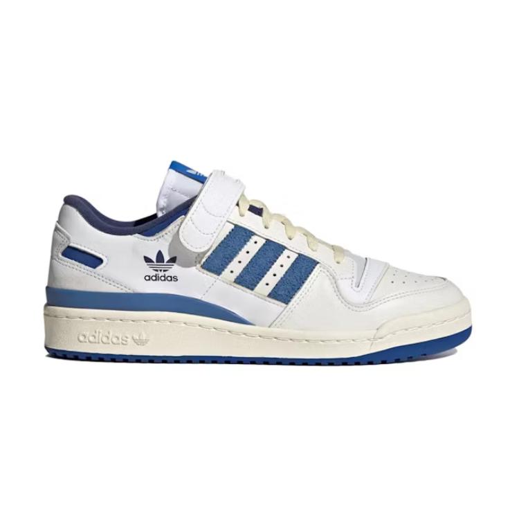 Adidas Forum 84 Low White Royal Blue Unisex Sneakers Off-White Cloud-White G55364