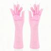 Lange Tierklaue Handhandschuhe Silikon-Pfotenpolster Plüschhandschuhe Neue Katzenklaue Handschuhe Verkleidung