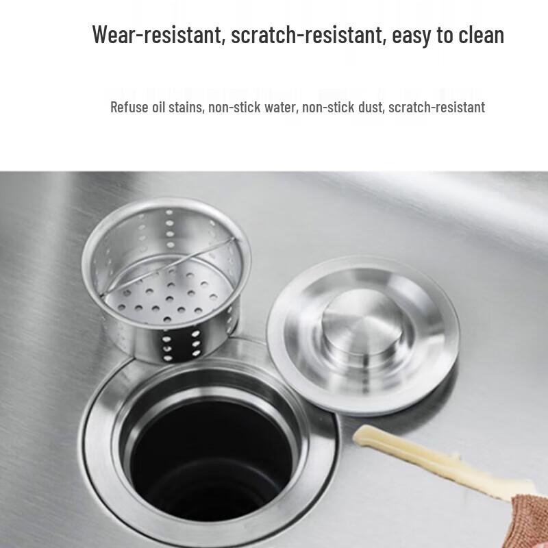 Beifu Küche Verdickte Edelstahlspüle Arbeitsstation