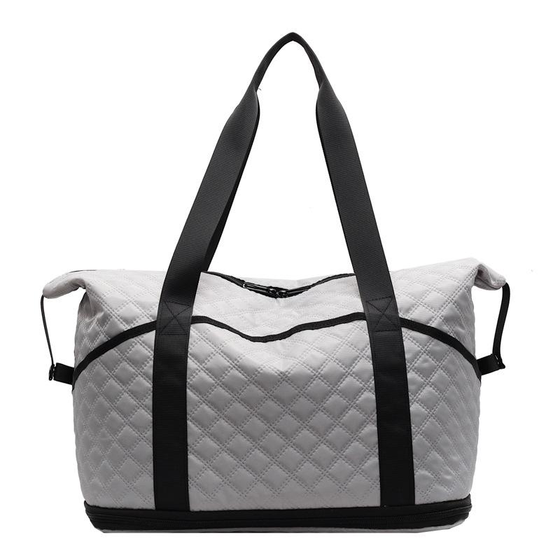 

Simple Casual Yoga Bag Expandable Multi-pocket Handheld Travel Bag Dry and Wet Separation Indoor Sports Gym Bag