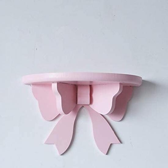 NAA Kawaii Wood Floating Shelf Kawaii Wall Decor Kawaii Room Decor Kawaii Pink Room Décor, Pastel Pink