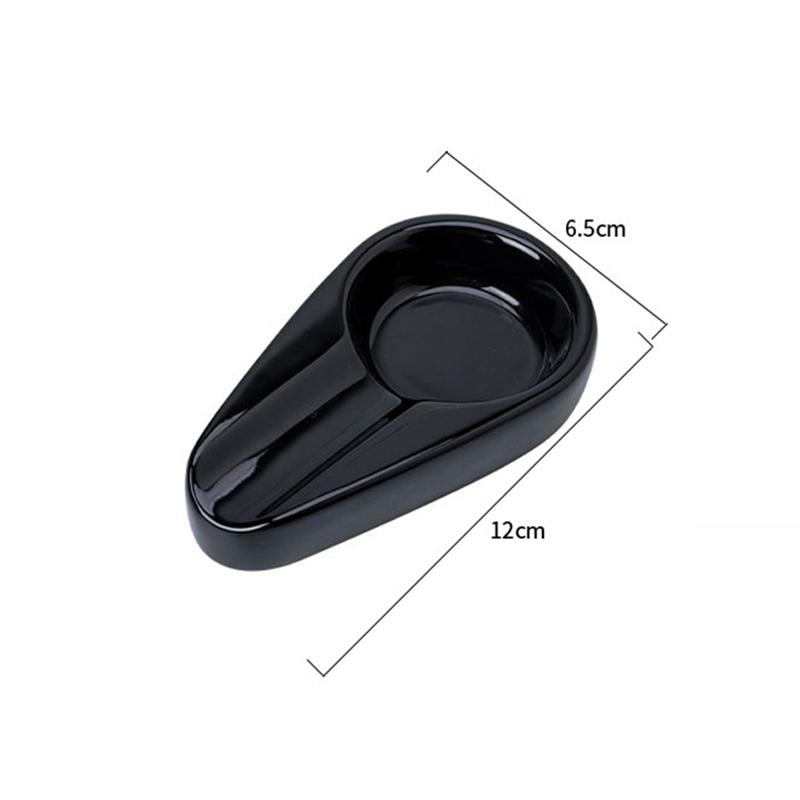 Creative Mini Ceramic Cigar Ashtray Simple Portable Travel Car Ashtray Gift Craft Store Living Room Desktop Ornament Decoration