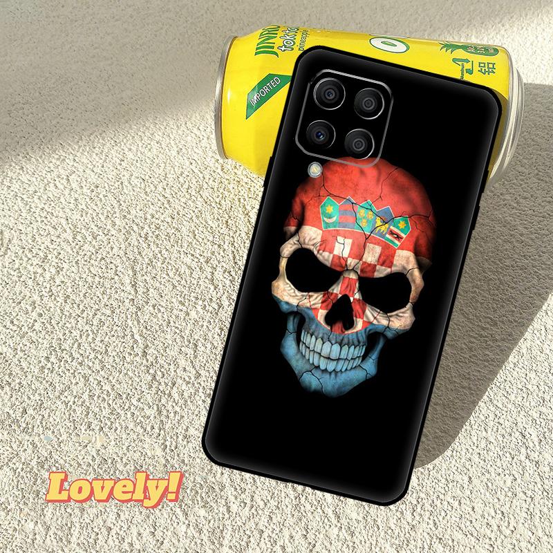 Croatia Flag Case For Samsung Galaxy M52 M36 M06 M16 M56 M33 M15 M55 M31 M13 M12 M14 M53 M32 M35 M34 M54