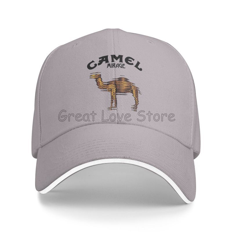Kamel Mirage Band Druck Baseballkappen Unisex Verstellbar Sandwich Hut Vintage Outdoor Sommer Reise Sonnensnapback Kappe Dropshipping