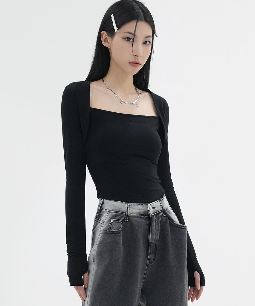 Urban Dress Bell Bolero Crop T - 4Col