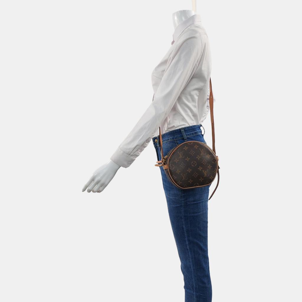 [Pre-Owned] Boite Chapeau Souple PM Classic Monogram Canvas Leather Shoulder Bag Small - Fair #PQPN64