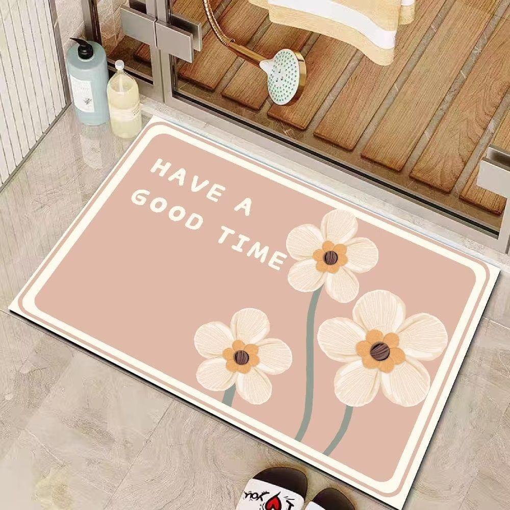 Absorbent floor mat Quick-drying bathroom Bathroom Household entrance Premium non-slip foot mat Toilet diatom mud cushion
