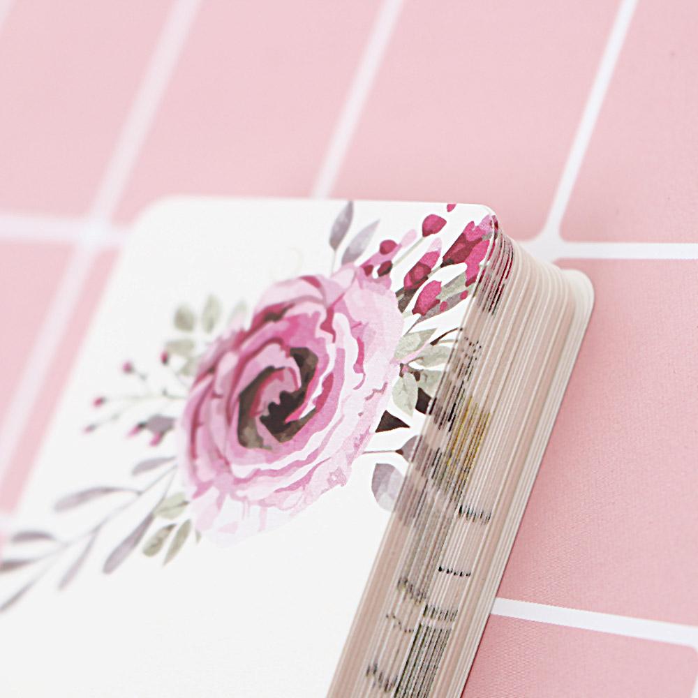 Creative Book Holder Office & School Supplies Gift Tag Flower Pattern Vintage Word Card Bookmark