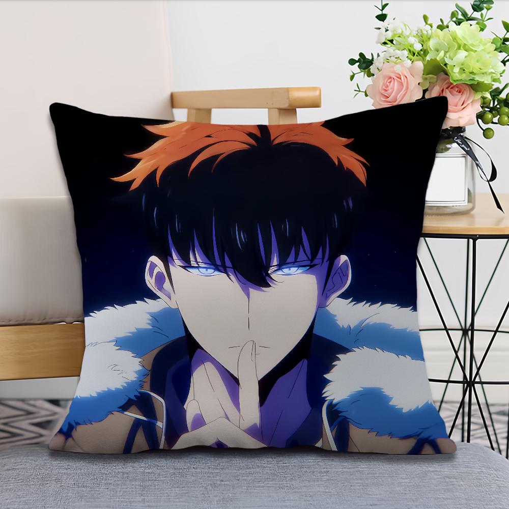 blood Hot soft Season2 Comfortable Pillow Case for Sofa Living Room Home office Decor Anime and Solo Leveling Protective  Covers