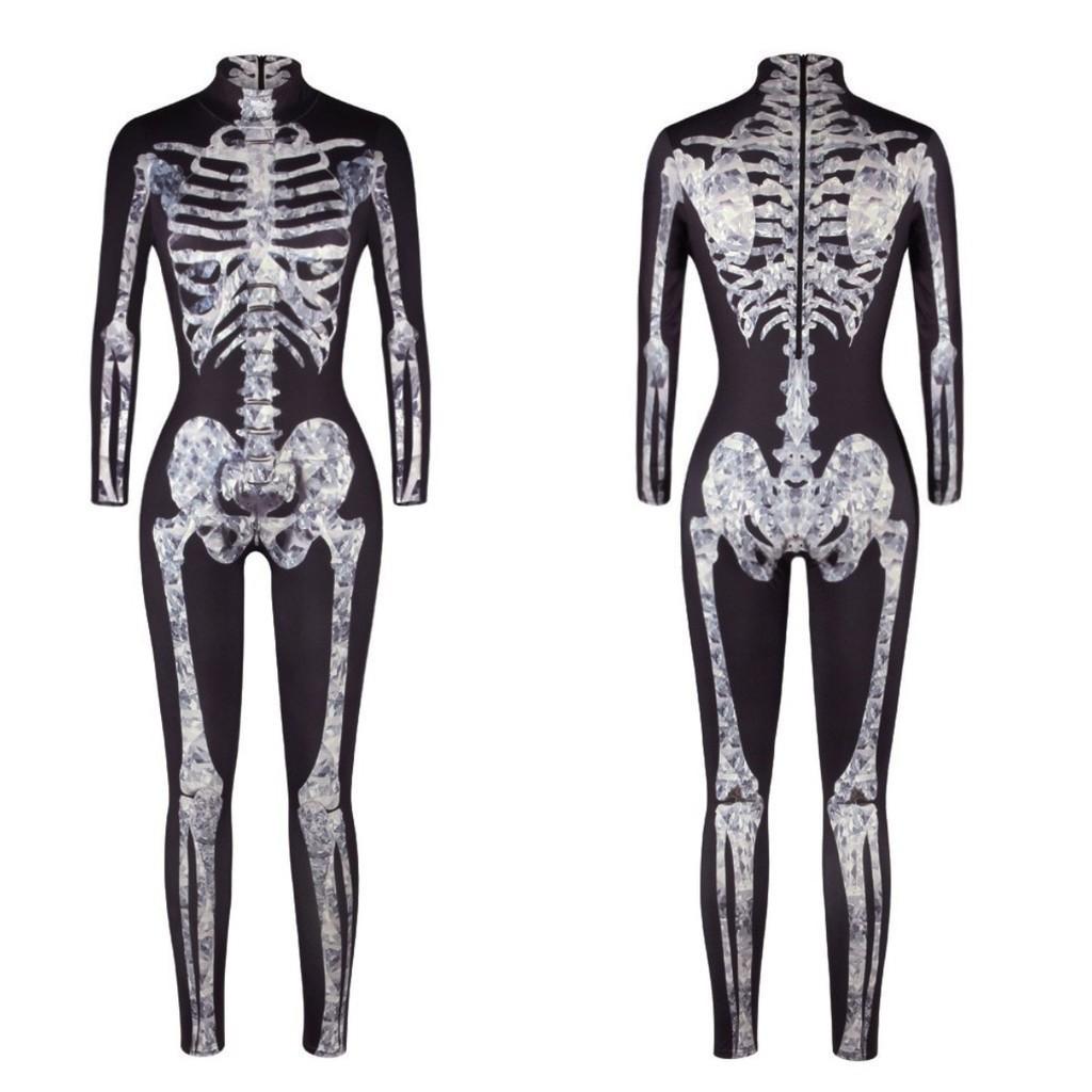 Halloween Spiderman Cosplay Jumpsuit Women's Slim Tights Bodysuit