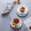 200ML Ceramica Tazza da Tè Nero Piattino Pomeridiano Tè Tazza da Caffè Piattino Set Coppia Tazza Set Casa Creativo Drinkware Tazza Nuovo Regalo per la Casa