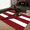 Cardinals Team Spirit Rug Game Carpet, Floor Mat for Bedroom Living Room Entryway Rug, Home Decor Idea Gift for Christmas Birthday