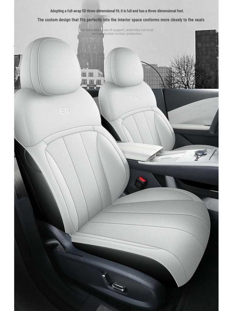 2024 Semi-Enclosed Universal Car Seat Cover for All-Season Comfort, Compatible with Galaxy E8.