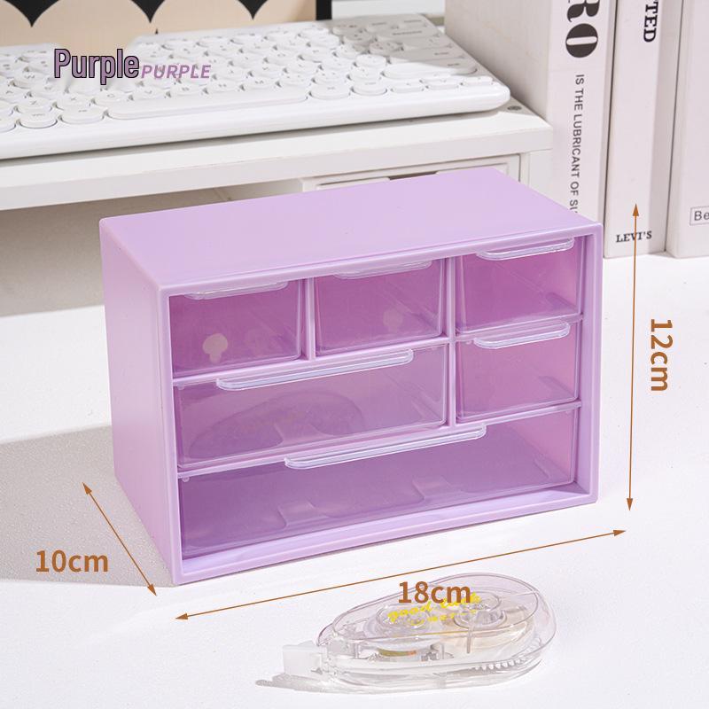 Boîte de Rangement de Bureau de Luxe pour Maquillage, Nail Art & Bijoux – Conception à Tiroirs Neuf Grilles