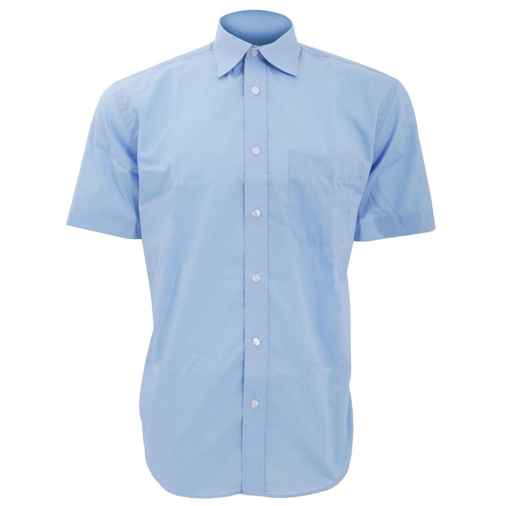 Kustom Kit Mens Short Sleeve Business Shirt