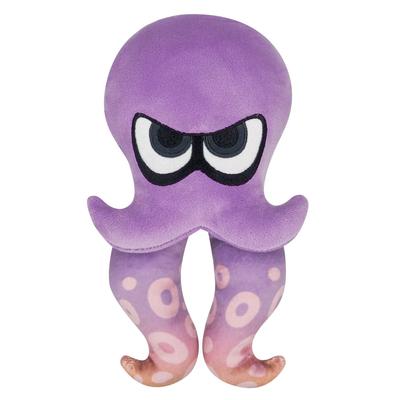 Sanei Boeki Splatoon 3 ALL STAR COLLECTION Chobotnica (S) Fialová plyšová hračka, 10,5 cm Š x 6 cm H x 22 cm V, SP35