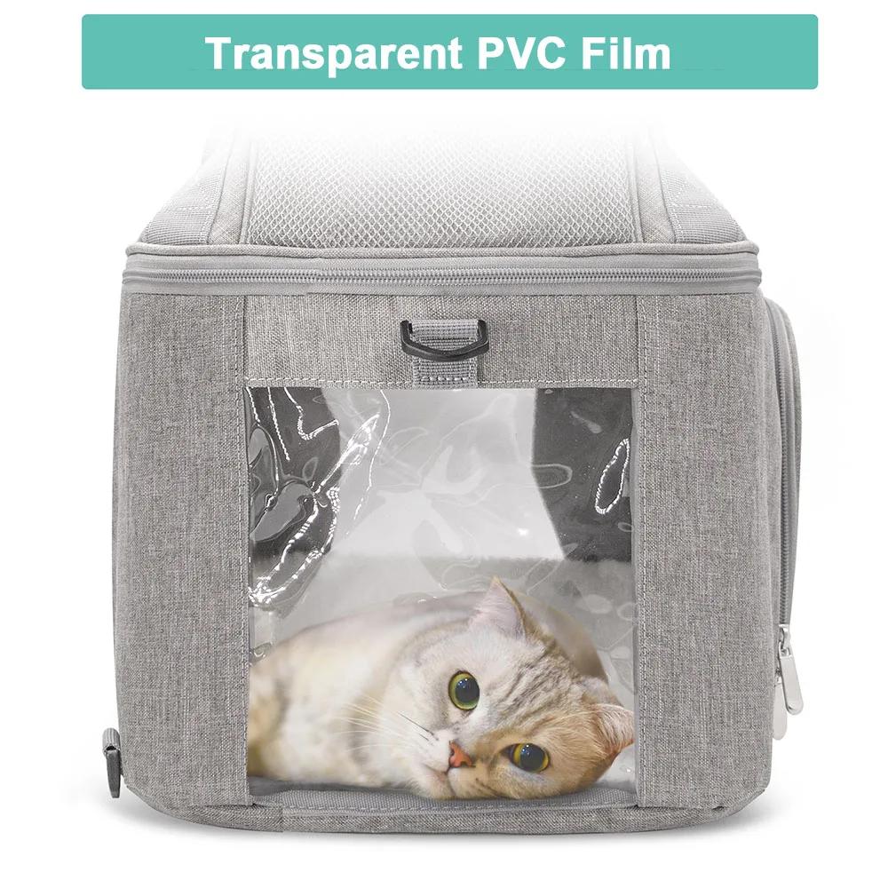 Dog Backpack Breathable Small Pet Cat Dog Carrier Handbag Outdoor Travel Airline Approved Transport Bag Carrier For Dogs