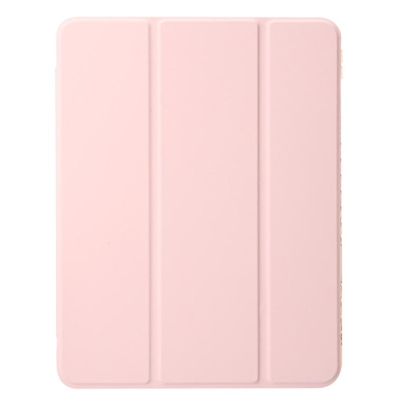 For iPad Air 13 (2025)/(2024) Case Tri-Fold Stand Acrylic Back PU Leather Anti Fall Tablet Cover
