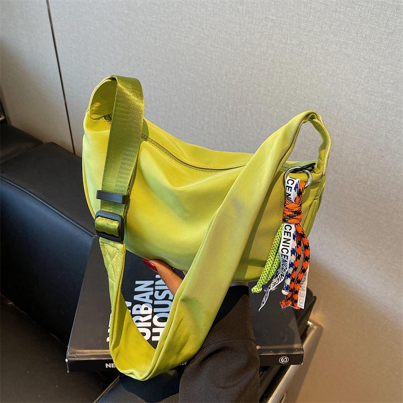 Casual small bag women's new large-capacity versatile dumpling bag summer versatile shoulder messenger bag