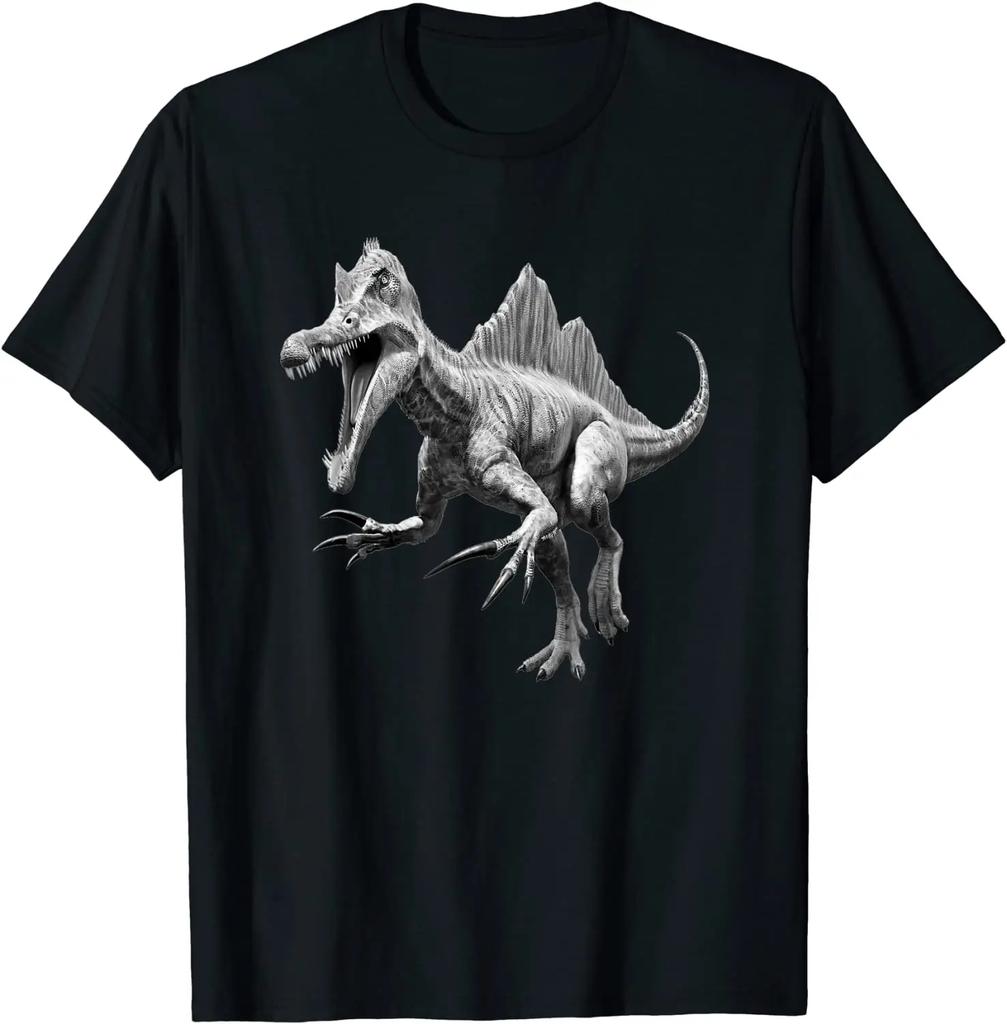 Spinosaurus Jurassic Dinosaur Reptile TShirt Summer Cotton ONeck Short Sleeve Mens T Shirt New S3XL
