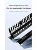 Biaz 24-Gear 48-Port 19-Inch 1U Engineering-Grade Metal Cable Management Rack