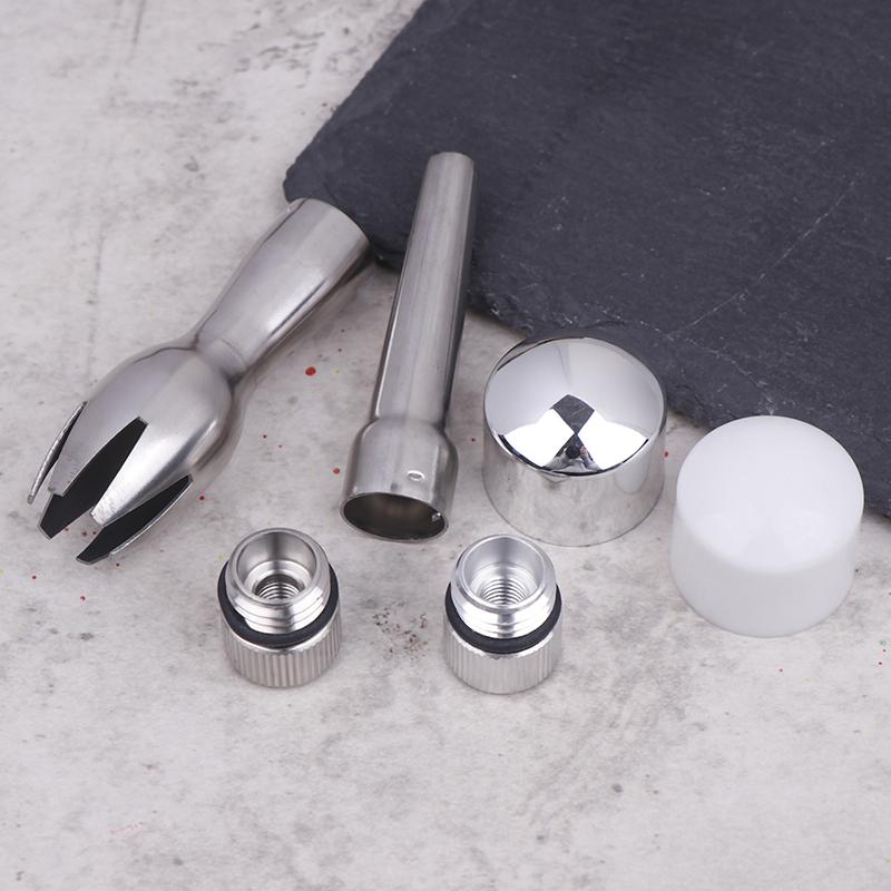 1 יחידה 6 סגנונות חלק מתקן קצפת טיפים מוקצפים פתח הרכבה כיסוי מקציף מחזיק פתח קישוט למקציף קצפת