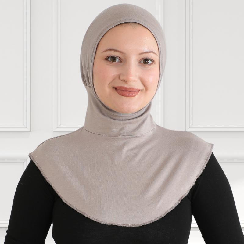 Sport Hijab For Women, Muslim Head Scarf, Flexible Turban Girls, Chic Islamic Wear For Gym, Neck Collar Bonnet Viscose