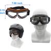 Motorcycle Goggles,2 Pack Vintage Anti Fog Pilot PU Leather Glasses Dustproof ATV Off Road Motorbike Helmet Eyewear Protect For Ridding Motorcross