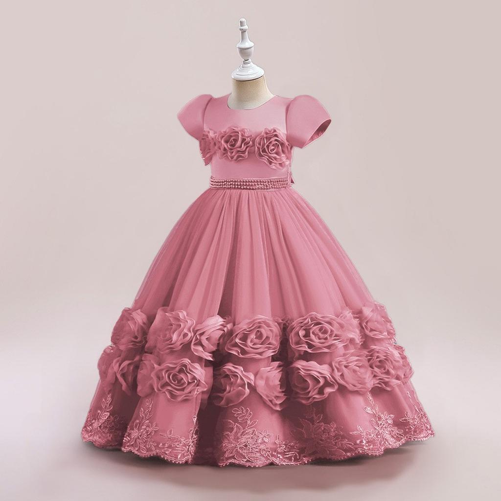 Girls Princess Gown Performance