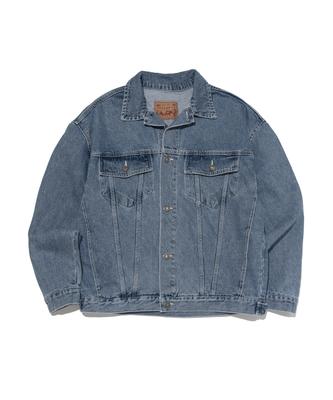 Otherfits Vintage Washed Denim Jacket (Light Blue)