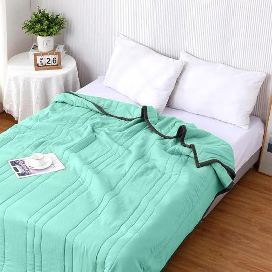 Ice Cooler Blanket Hot Sleepers All-Season Cooling Comforter Lightweight Breathable Quilt Night