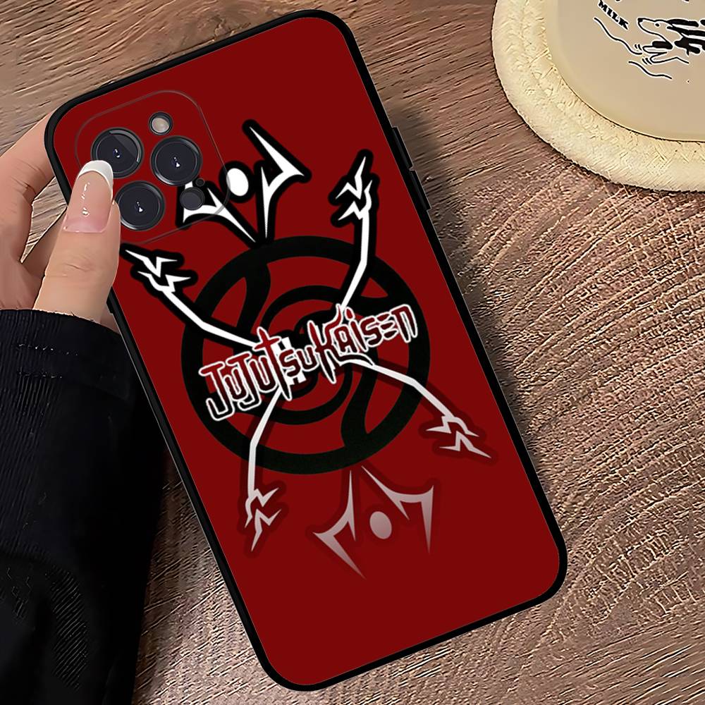

Supernatural Anime Jujutsu Kaisen Phone Case For IPhone 17 Air 16 15 14 Plus 13 12 Mini 11 Pro Max Black Cover iPhone 16 plus