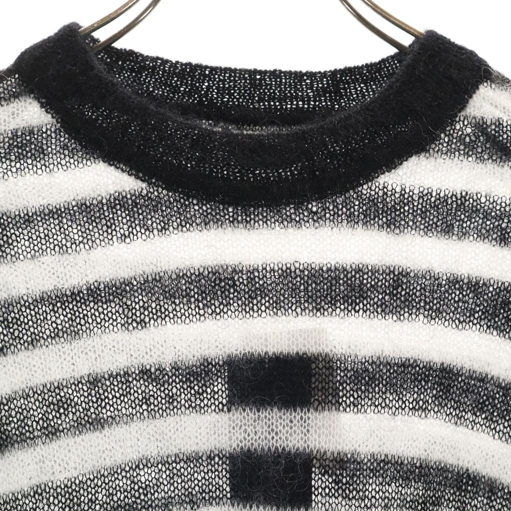 unused SHIPS made in Japan Border Pattern Long sleeve sweater knit Women Used