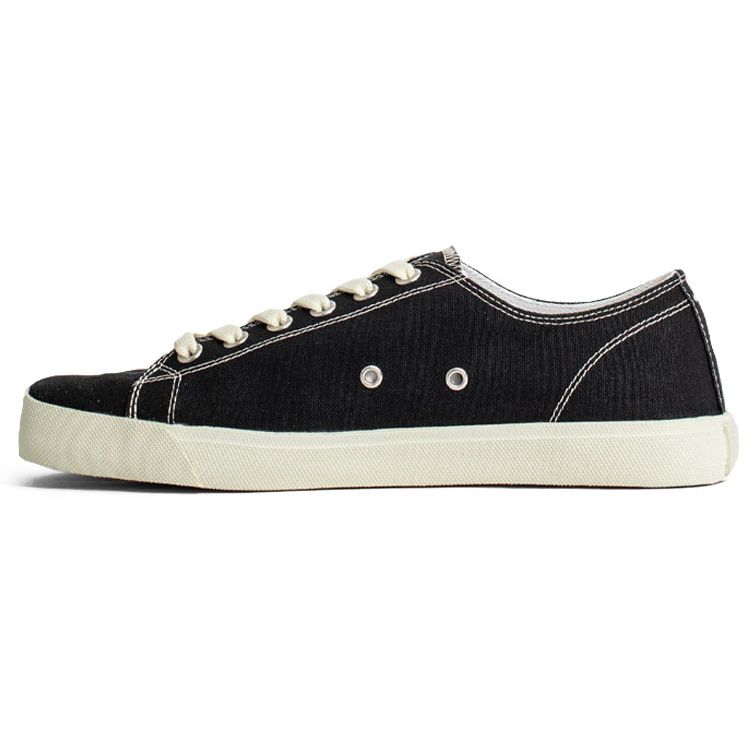 Maison Margiela Tabi Embroidered Logo - Black Men Sneakers White S57WS0400-P4080-H8650