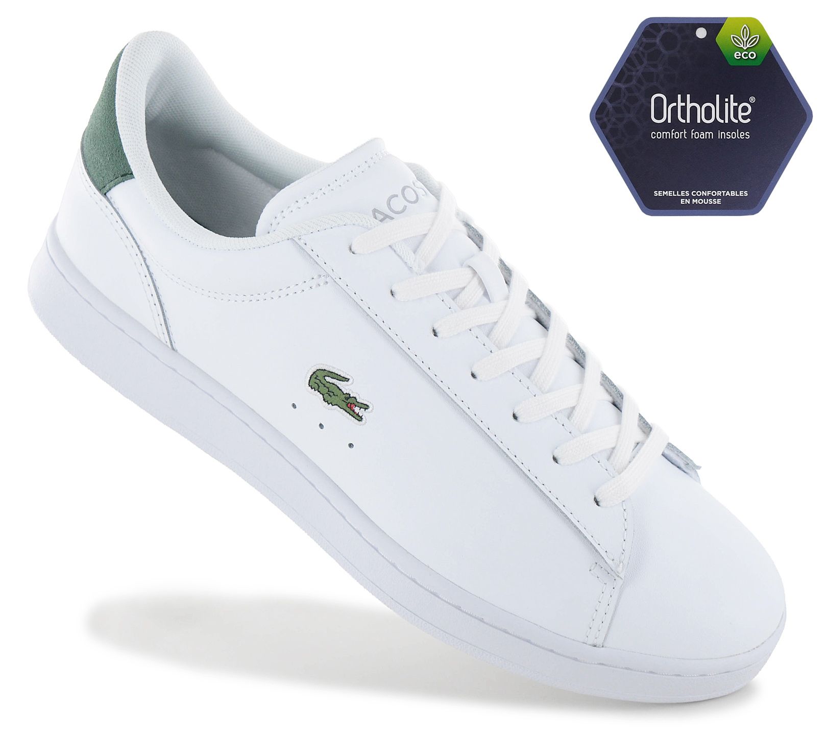 

LACOSTE Carnaby Set 224 - Men s Sneakers Shoes White 748SMA00111R5 ORIGINAL EU 46 UK 11 белый
