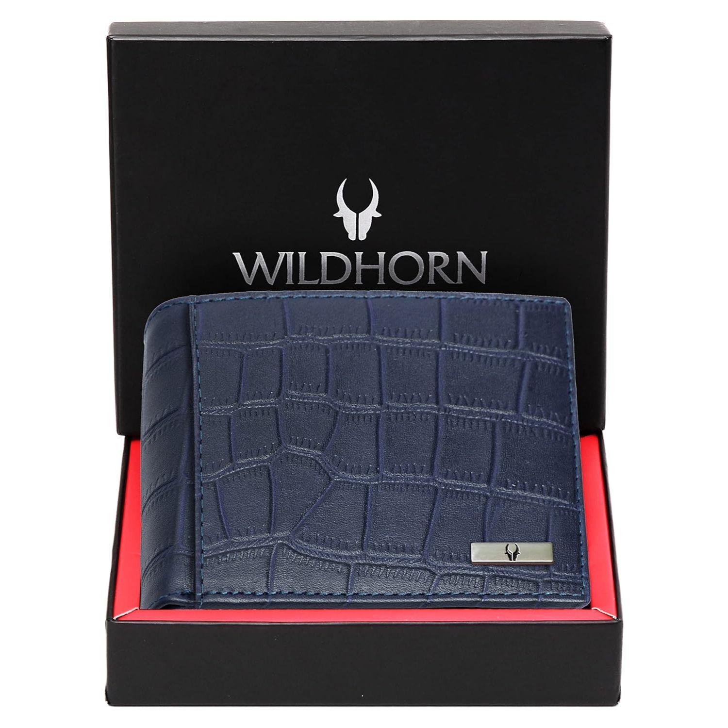 

Кожаный кошелек для мужчин синий