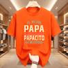 The Best Dad In the World T-shirt Gift for Dad T-Shirt Spanish Father's Day Tees Crewneck Short Sleeve Printed Tees Clothing