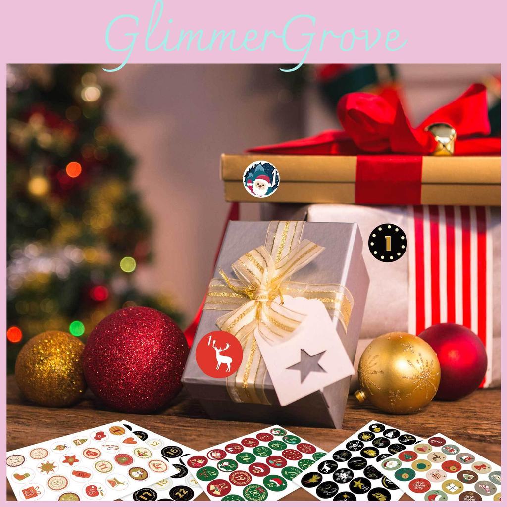 Cm2306005 Diy Christmas Advent Calendar With Colorful Stickers And Puzzle Pieces For Kids
