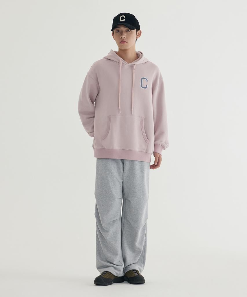 C Logo Hoodie Light Pink