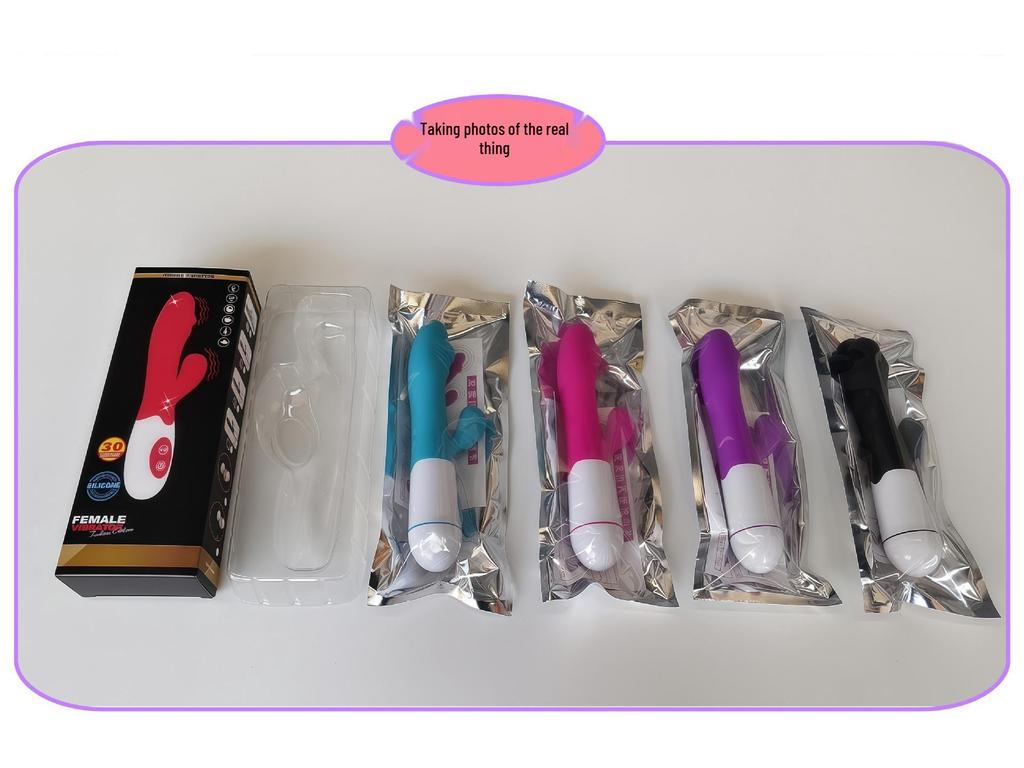 Silicone Dual G-Spot Vibrator with Variable Frequency Massage for Women