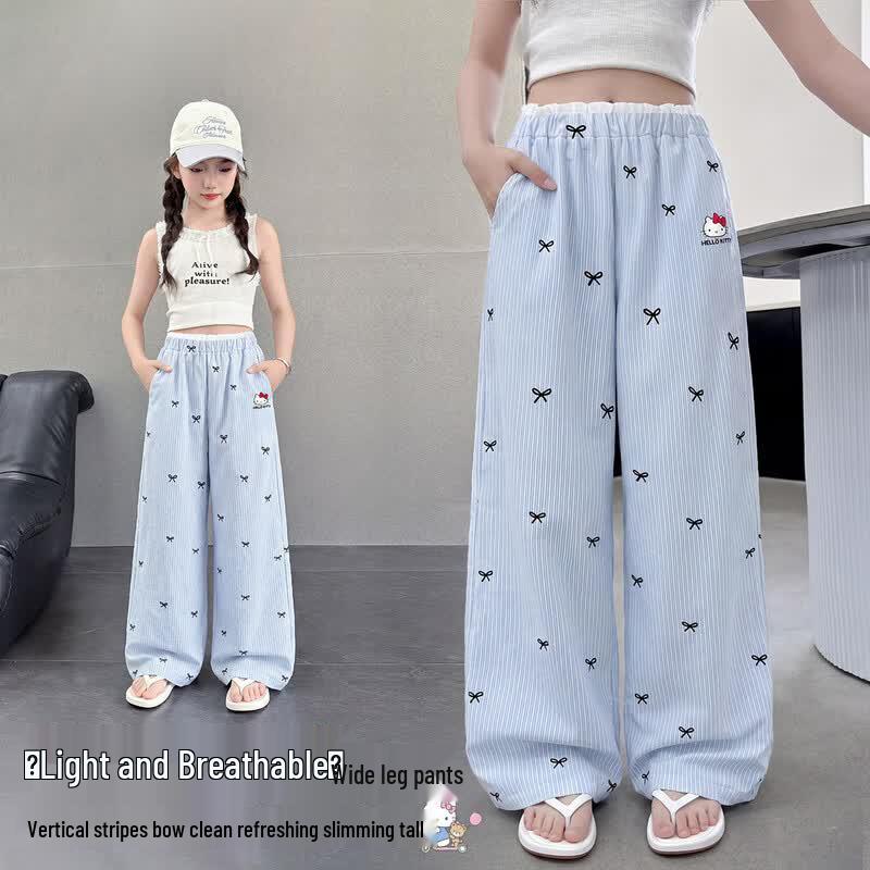 Hello Kitty Girls Summer Loose-Fit Mosquito Repellent Pants 120