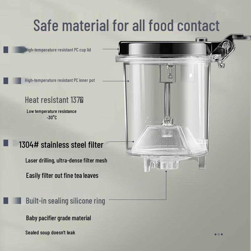 JINZHAO K-200 400ml Glass Press Filter Tea Pot