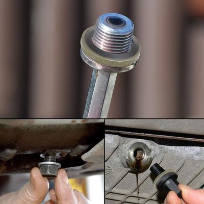 10 STÜCKE Auto Ablassschraube Ölwanne Dichtungen Verformungsbeständige Gummi- und Metallzubehörteile Präzisionsdichtung M6/M8/M10/M12/M14/M16/M18/M20
