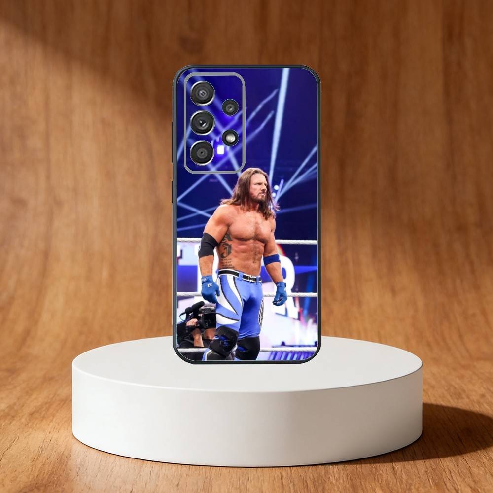 AJ Styles Phone Case For Samsung S25,S24,S21,S22,S23,S30,Ultra,S20,Plus,Fe,Note,10,9,5G Black Cover