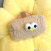 Portable Zipper Pencil for Case Multifunctional Cute Pen Pouch Fuzzy Plush Storage Bag for Travel Stationerys Small Craf
