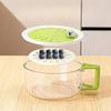 Drain Basket Multifunctional Kitchen Household Fruit Basket Water Filtration Dehydration Washing Vegetable Basket with Lid