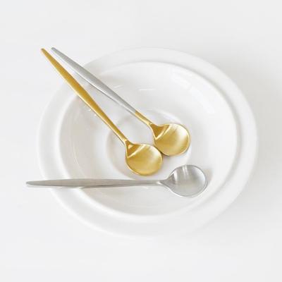 Avella Mattierter Edelstahl Mini Teelöffel in 3 Farben