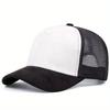 Trucker Adjustable Ports Outdoor Men For Cap Baseball Mesh Neutral Gender Women  Caps Fashion Curved Dad Casual Breathable Sunhat Trendy
